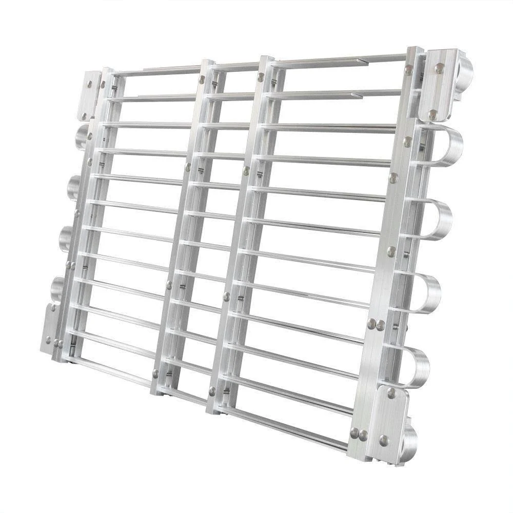 Adjust-A-Grate L6 22 - 25 in. x 45 - 60 in. Adjustable Aluminum Window Well Grate