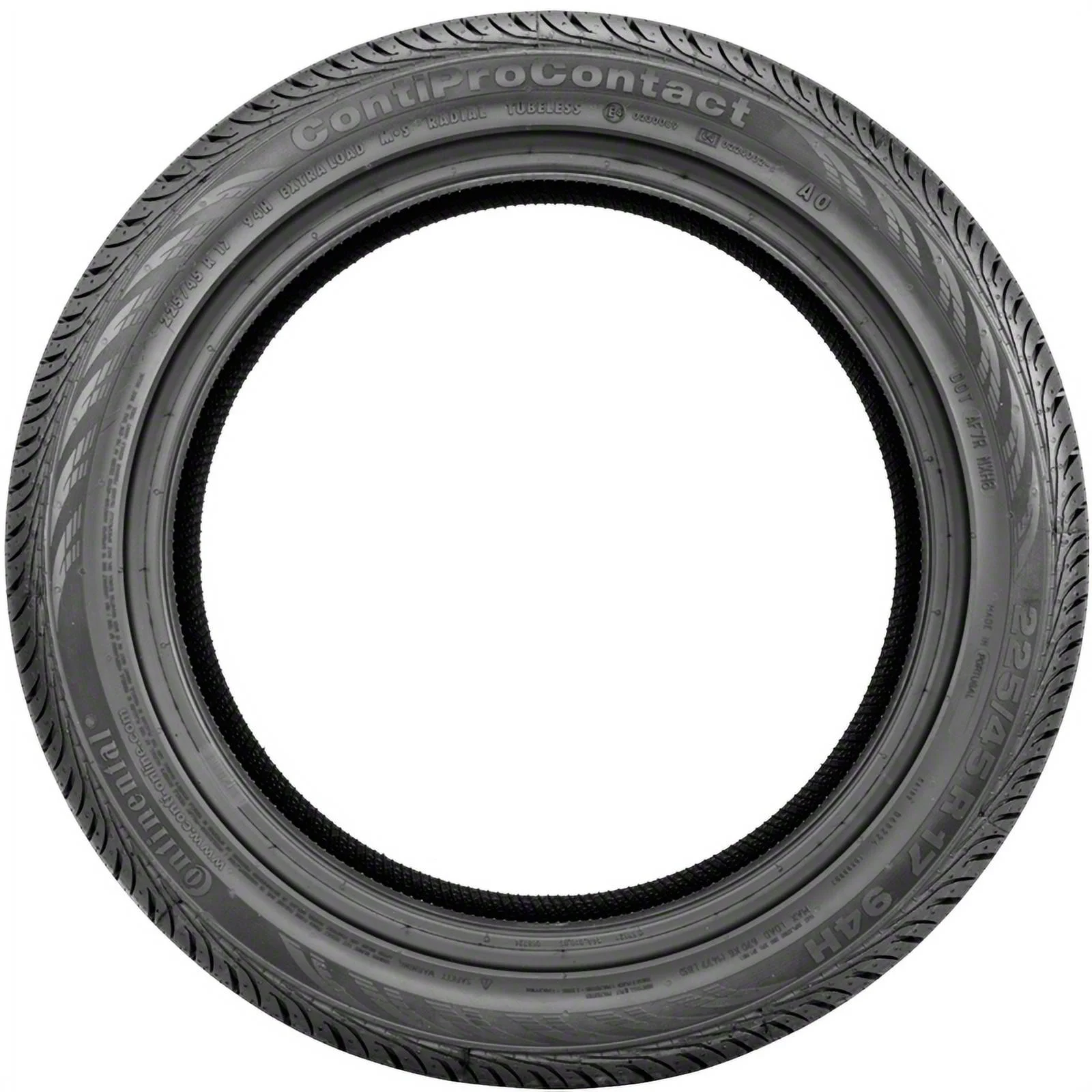 Set of 4 Continental ContiProContact P195/65R15 89H Tires