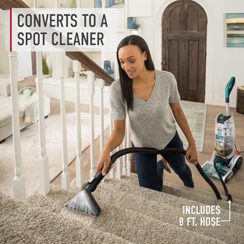 Hoover Smartwash Automatic Carpet Cleaner Machine, FH52000, Turquoise