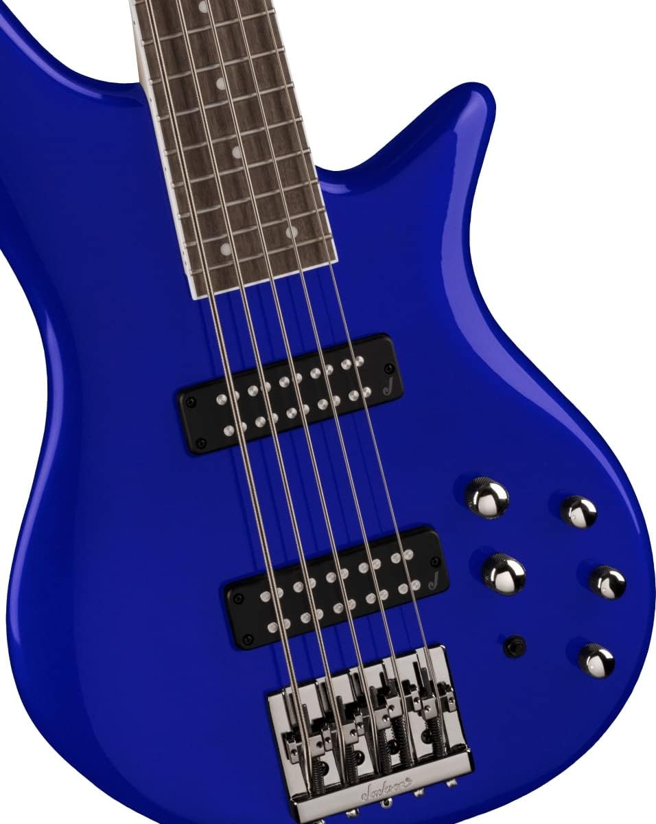 Jackson JS Series 5-String Spectra Bass JS3V, Indigo Blue, Laurel Fingerboard