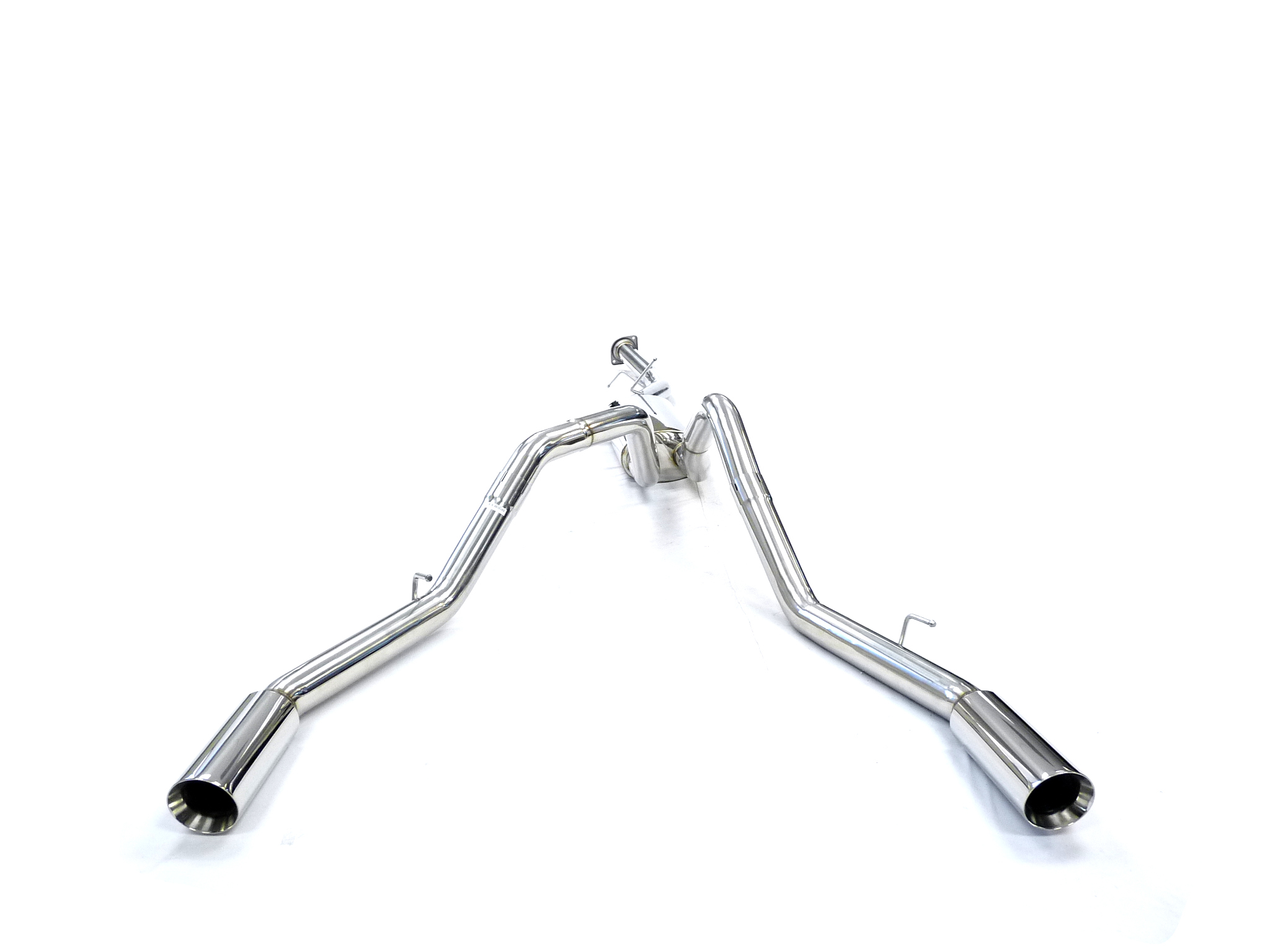 Stainless Steel Catback Exhaust Fitment For 2007 to 2010 Chevy Silverado/ GMC Sierra 2500HD V8 6.0L By MHP