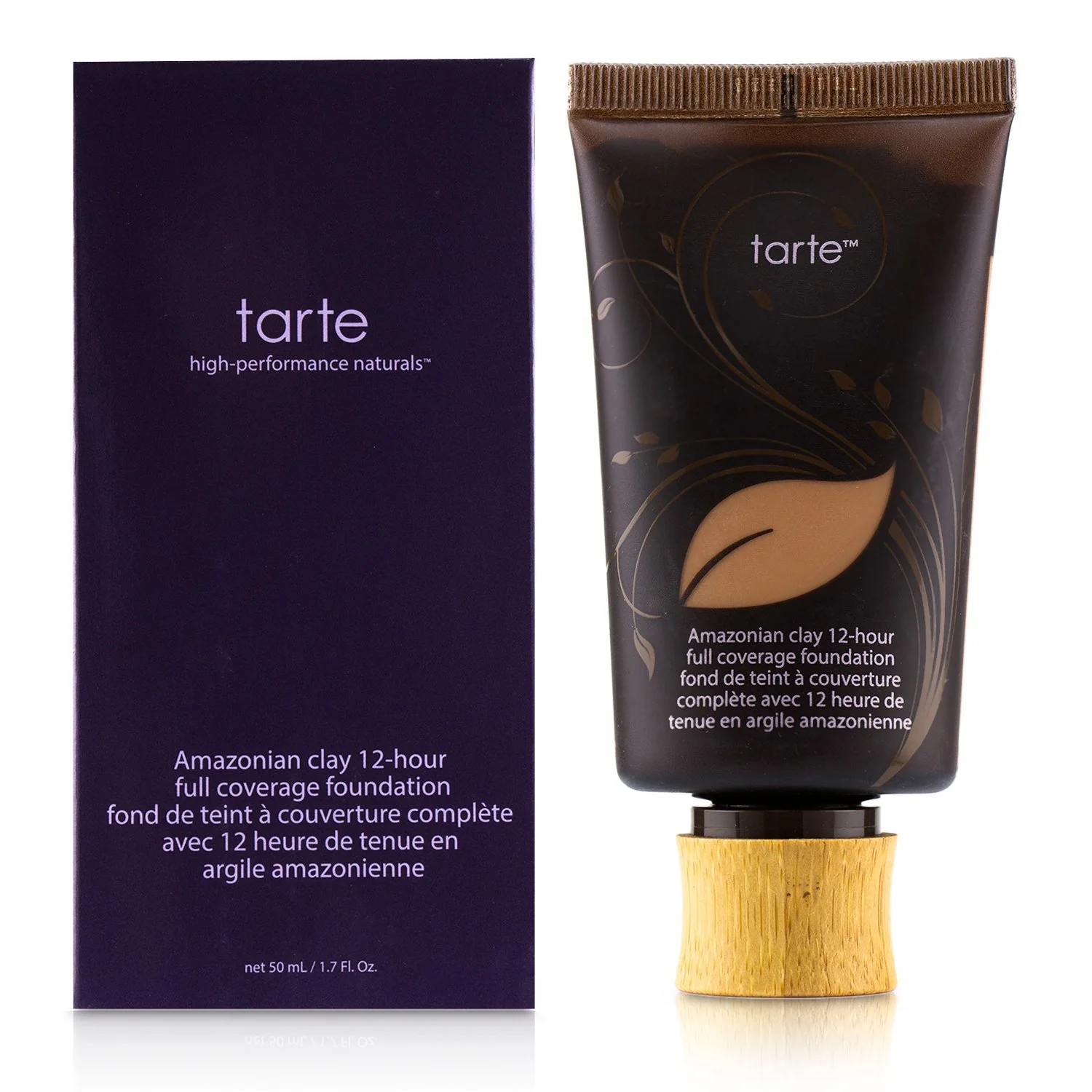 Tarte Amazonian Clay 12 Hour Full Coverage Foundation - # 42G Tan Golden  50ml/1.7oz