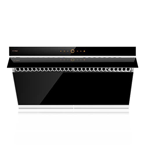FOTILE 30" Under-Cabinet or Wall-Mount Range Hood | Dual DC-Motor | Slant Vent Design | Hands Free On and Off | Touchscreen with 4 Speed Level | Modern Kitchen