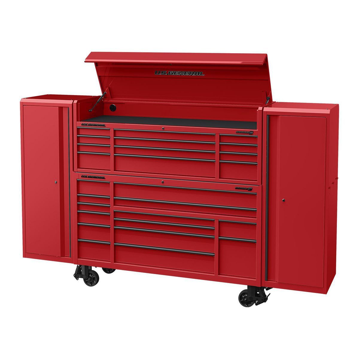 U.S. GENERAL 22 in. End Locker, Series 3, Blue