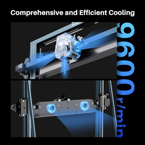 ELEGOO Neptune 3 Pro FDM 3D Printer with Auto Bed Leveling, Dual-Gear Direct Extruder, Dual Lead Screw Drive, Removable Capacitive Screen, 8.85x8.85x11in Large Printing Size
