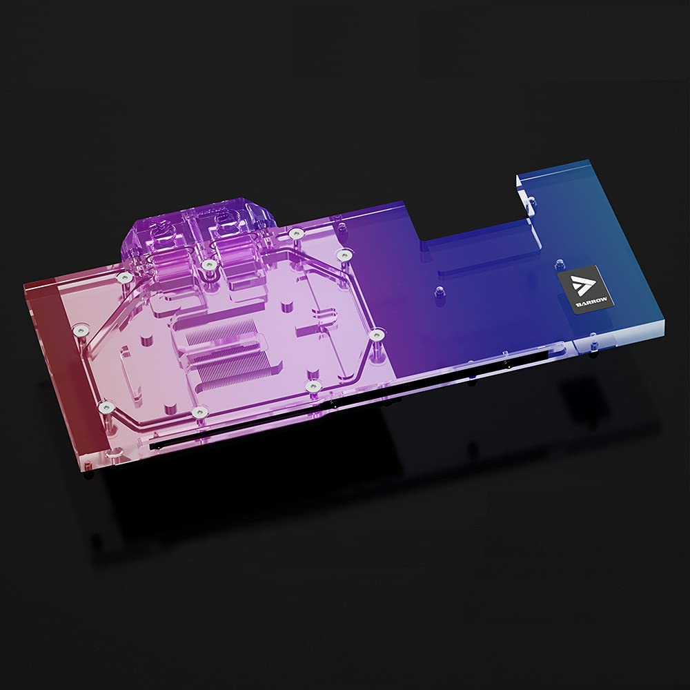 Barrow Copper GPU Water Cooling Block GPU Waterblock Graphics Card Water Cooling Block for Colorful RTX3090 RTX3080 RTX3070 (for Colorful iGame RTX3090 RTX3080 Advanced Ultra)