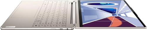 Lenovo Yoga 9i 14 2-in-1 Laptop 14" 2.8K OLED Touch (Glossy, 100% DCI-P3, 90Hz, HDR 500) Intel 12-Core i7-1360P 16GB RAM 4TB SSD Backlit Fingerprint Thunderbolt4 Pen Win11 Oatmeal + HDMI Cable
