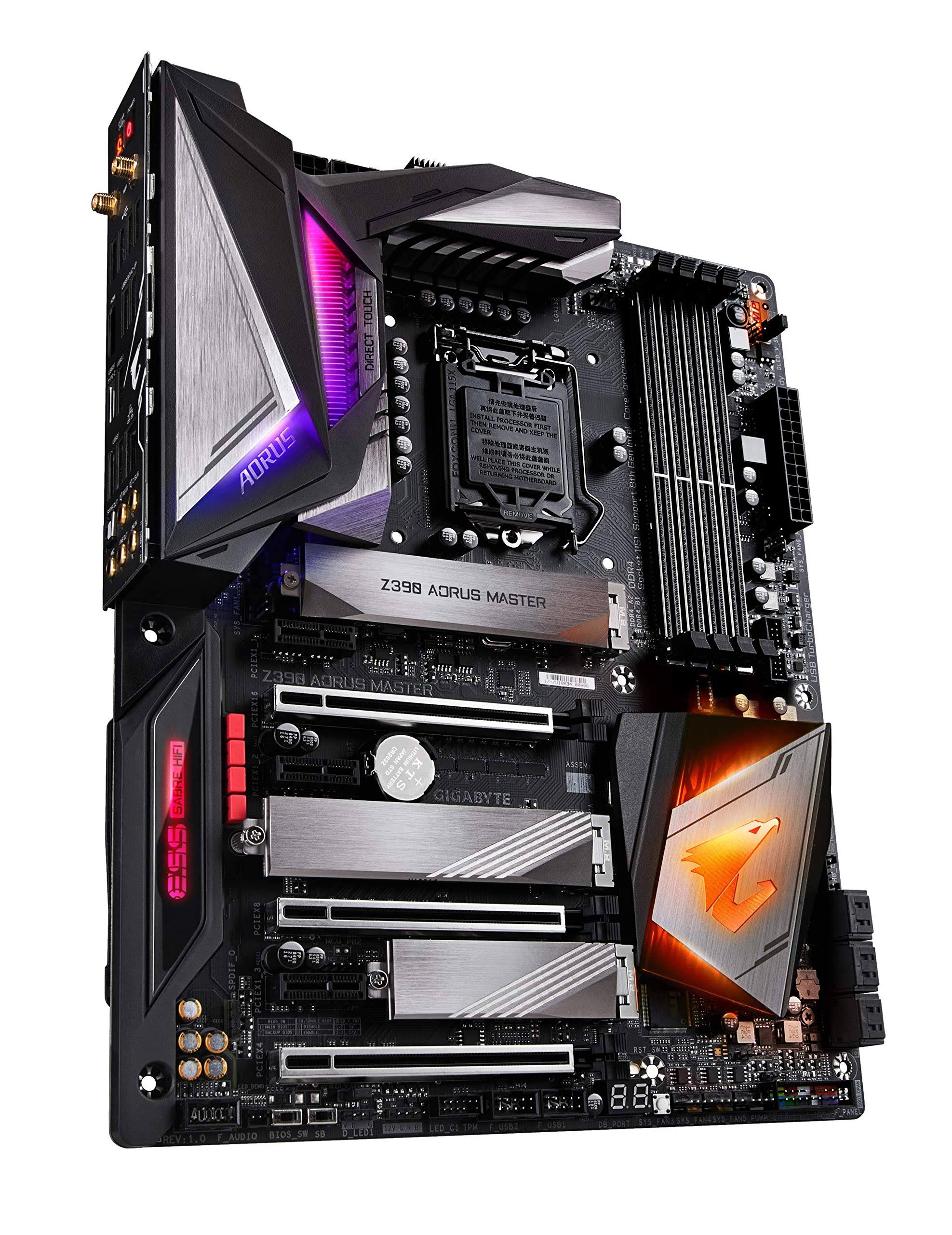 Gigabyte Z390 AORUS MASTER with Intel Z390 ATX Motherboard - LGA1151 Socket