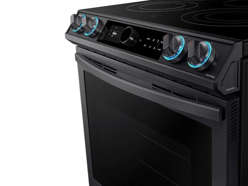 Samsung Ne63t8711s 30" Wide 6.3 Cu. Ft. Slide-In Electric Range - Fingerprint Resistant