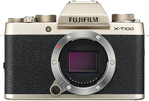 Fujifilm X-T100 Mirrorless Digital Camera w/XC15-45mmF3.5-5.6 OIS PZ Lens - Dark Silver
