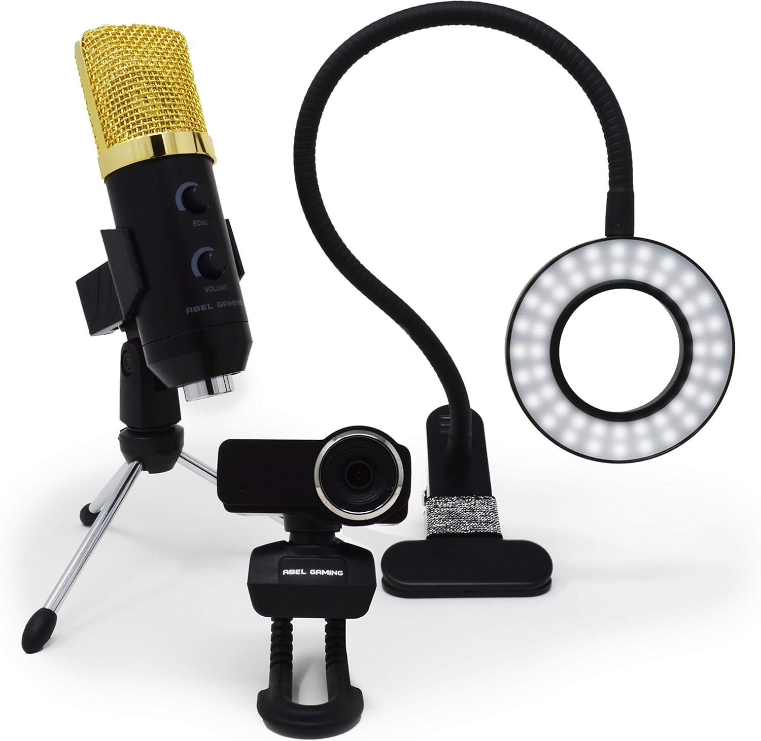 Abel Gaming Streaming Kit- Perfect for Streaming Video Games on Twitch, YouTube, Podcasts and Working From Home. The Perfect Bundle to Start Streaming in One Purchase!