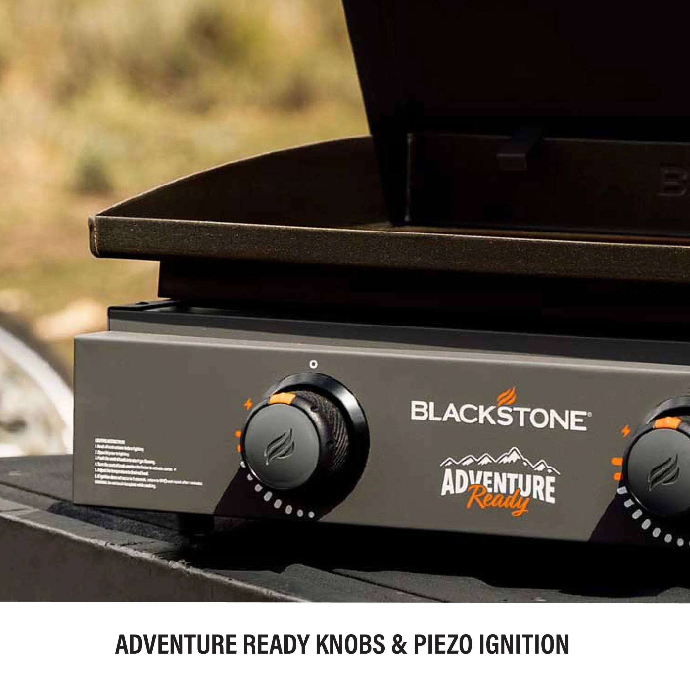Blackstone Adventure Ready 2-Burner 22 Propane Griddle with Hard Cover in Black