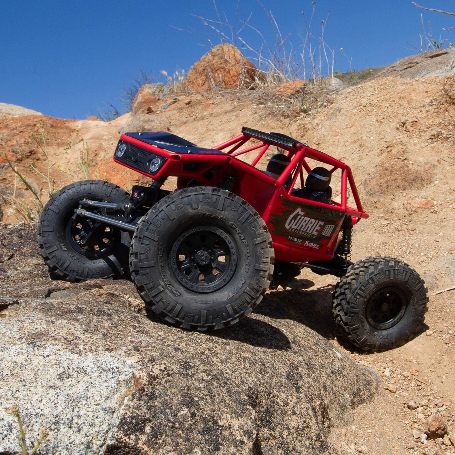 Axial RC Truck 1/10 Capra 1.9 4WS Unlimited Trail Buggy RTR (Batteries and Charger Not Included), Red, AXI03022T1