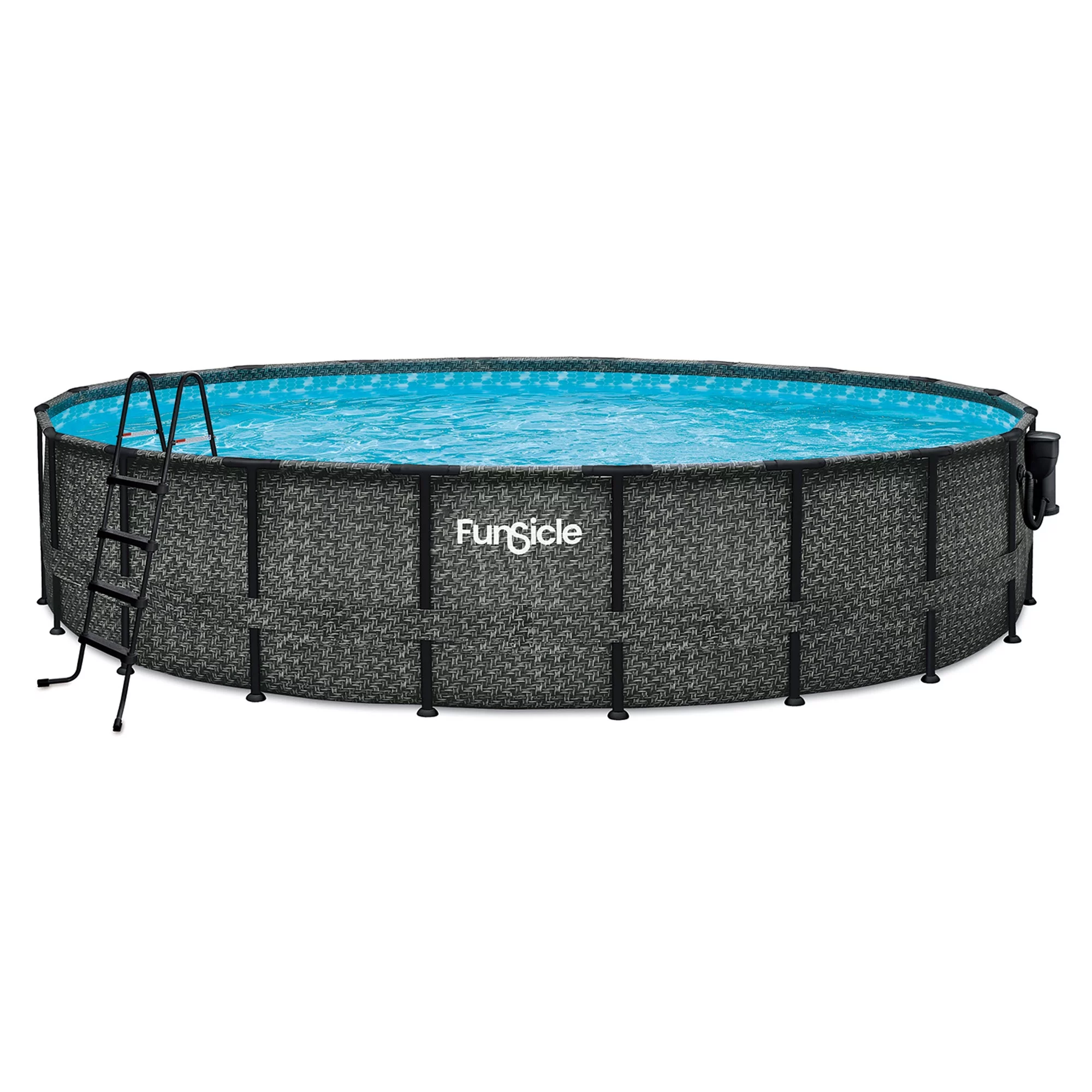 Funsicle 22' x 52 Oasis Round Outdoor Above Ground Swimming Pool