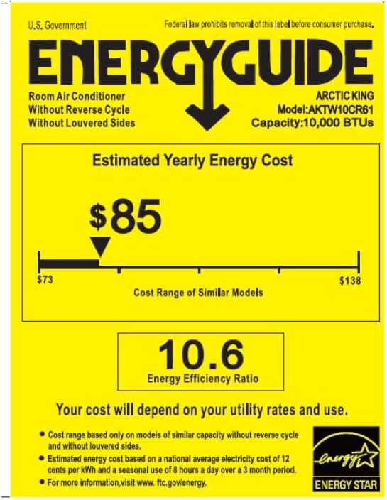 Midea MTA12CR81 Through The Wall 12,000 BTU 115V Air Condtioner
