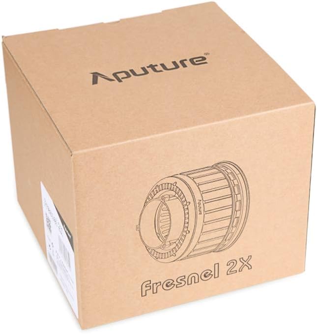 Aputure Fresnel 2X, Aputure Fresnel ii 2 Lens Mount for Aputure 300D Mark II,120D Mark 2, 300D,120D and Other Bowen-S Mount Continuous Lights Lens