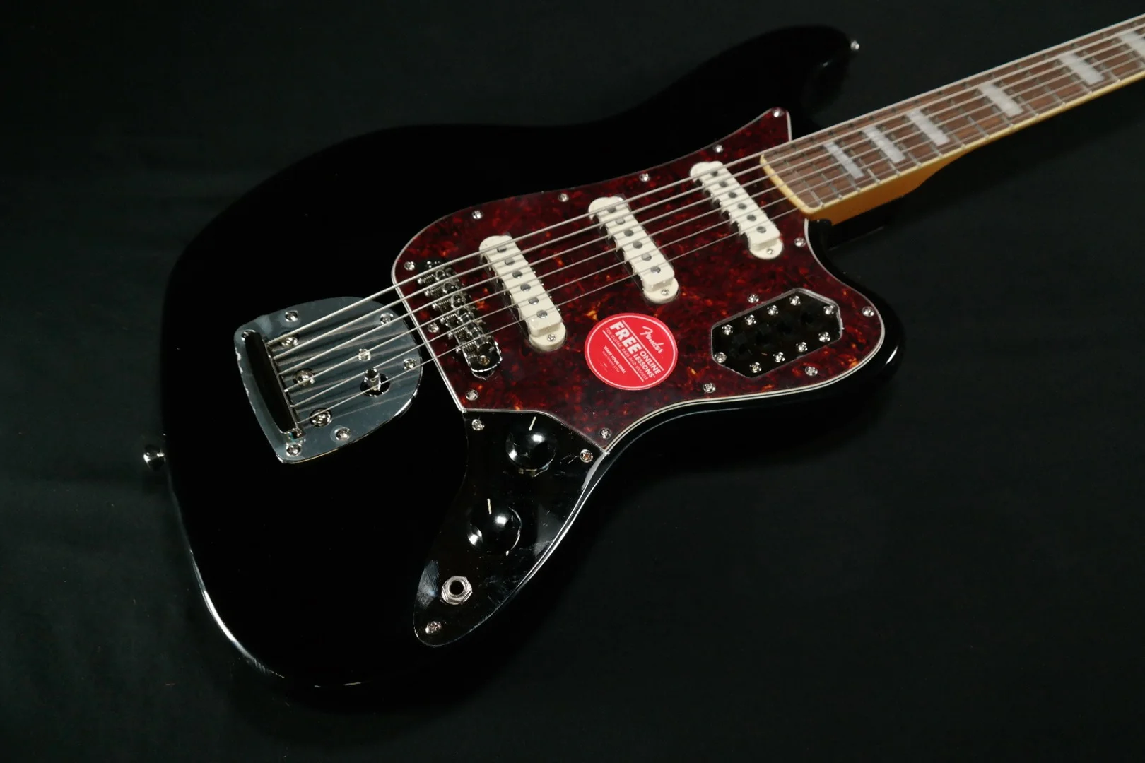 Squier Classic Vibe Bass VI - Laurel Fingerboard - Black 559 - Curated Treasures Market