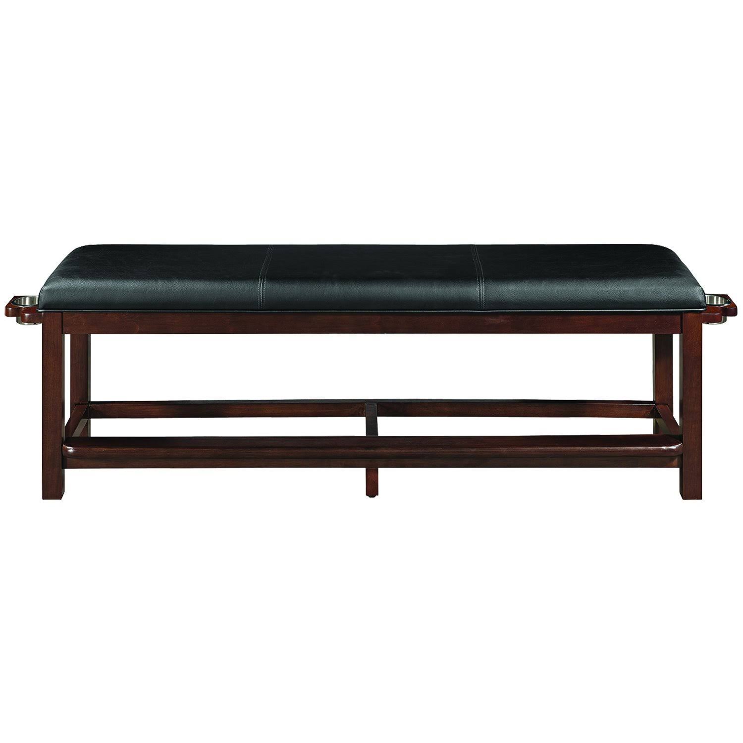Ram Game Room Spectator Storage Bench, Slate