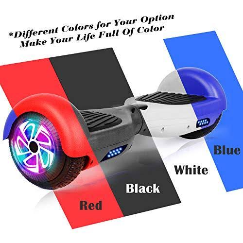 JOLEGE Hoverboard, 6.5x22 Two-Wheel Self Balancing Hoverboard - LED Light Wheel Scooter Hoverboard for Kids