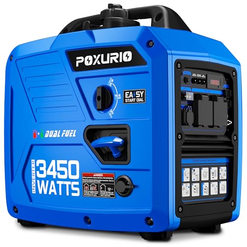 4000 Watt Inverter Generator, 120V Gas Powered Generator Super Quiet, RV Ready/EPA for RV, Camping and Home