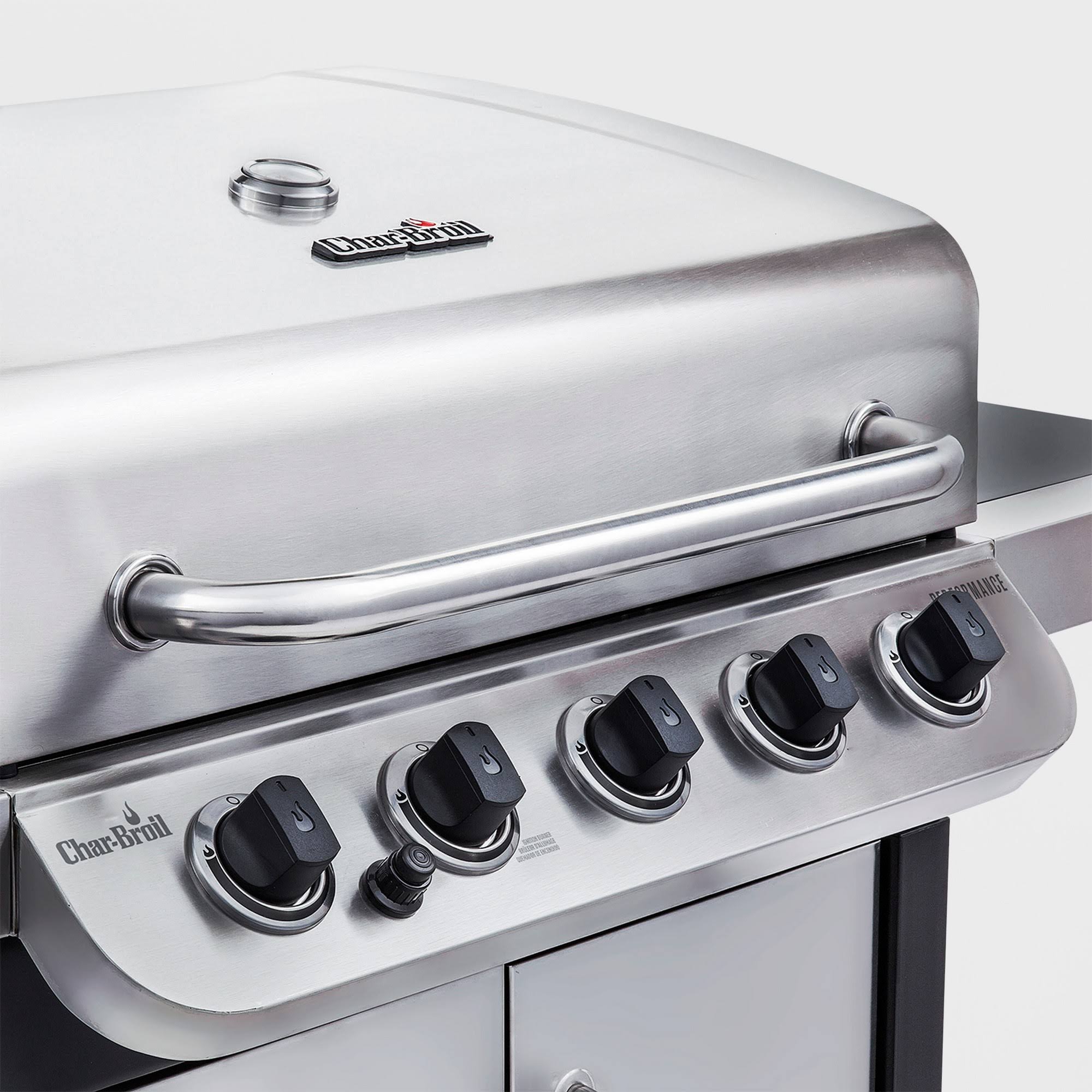 Char-Broil Performance 550 5 Burner Cabinet - Black/Silver