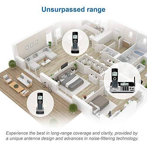Vtech VS113-5 Extended Range 5 Handset Cordless Phone for Home with Call Blocki