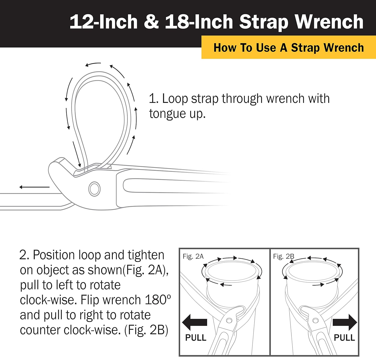 Titan Tools - 18 Strap Wrench (21316) Pack of 2