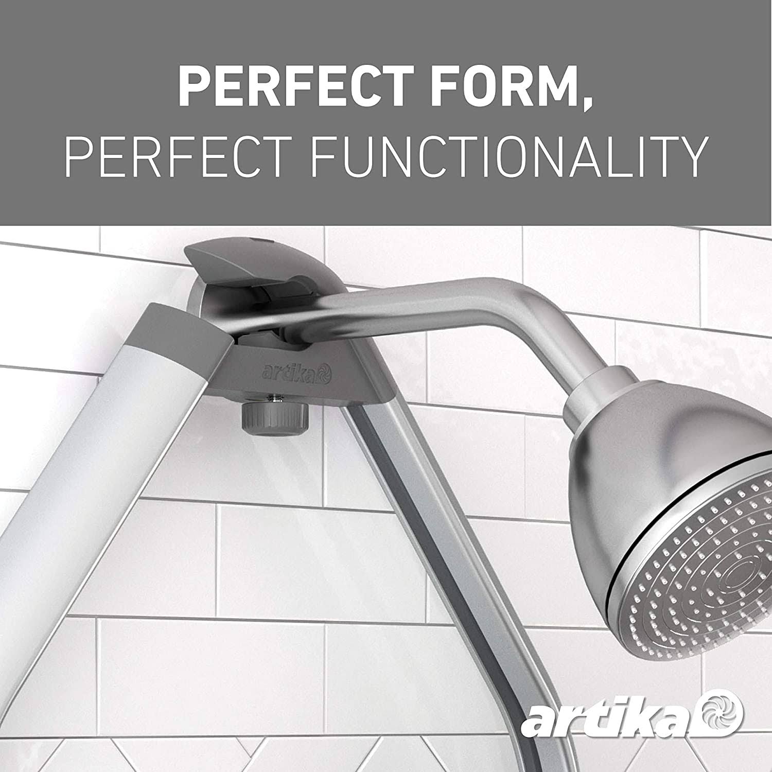 Artika CADG2-HD2 Adjustable Over-the-Shower Head/Door Caddy