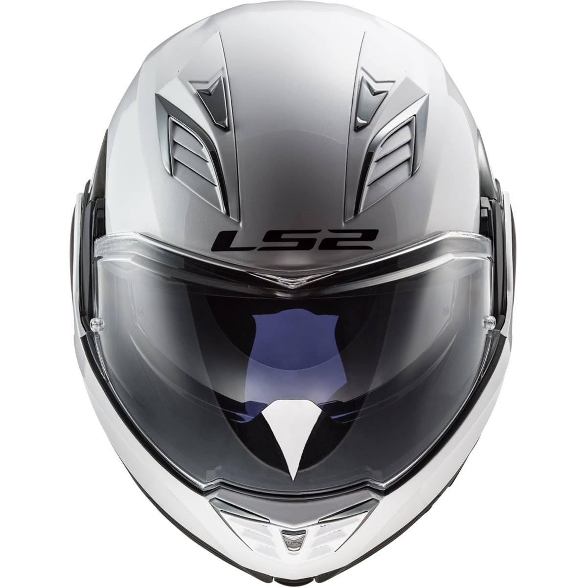 LS2 Valiant II Solid Modular Adult Street Helmets Gloss White / 2XL