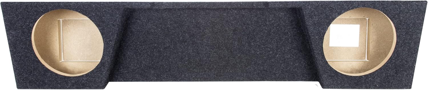 Atrend Bbox A152-12CP Dual 12” Sealed Subwoofer Enclosure Fits 1999-2007 Chevrolet/GMC Silverado/Sierra Cab, charcoal