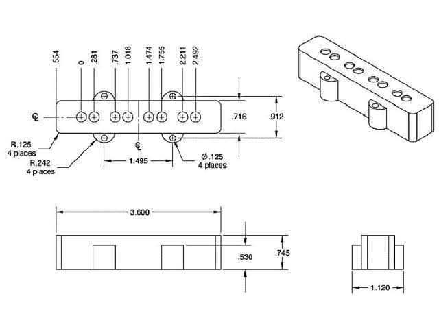 Seymour Duncan Quarter Pound Jazz Bass Pickup Set