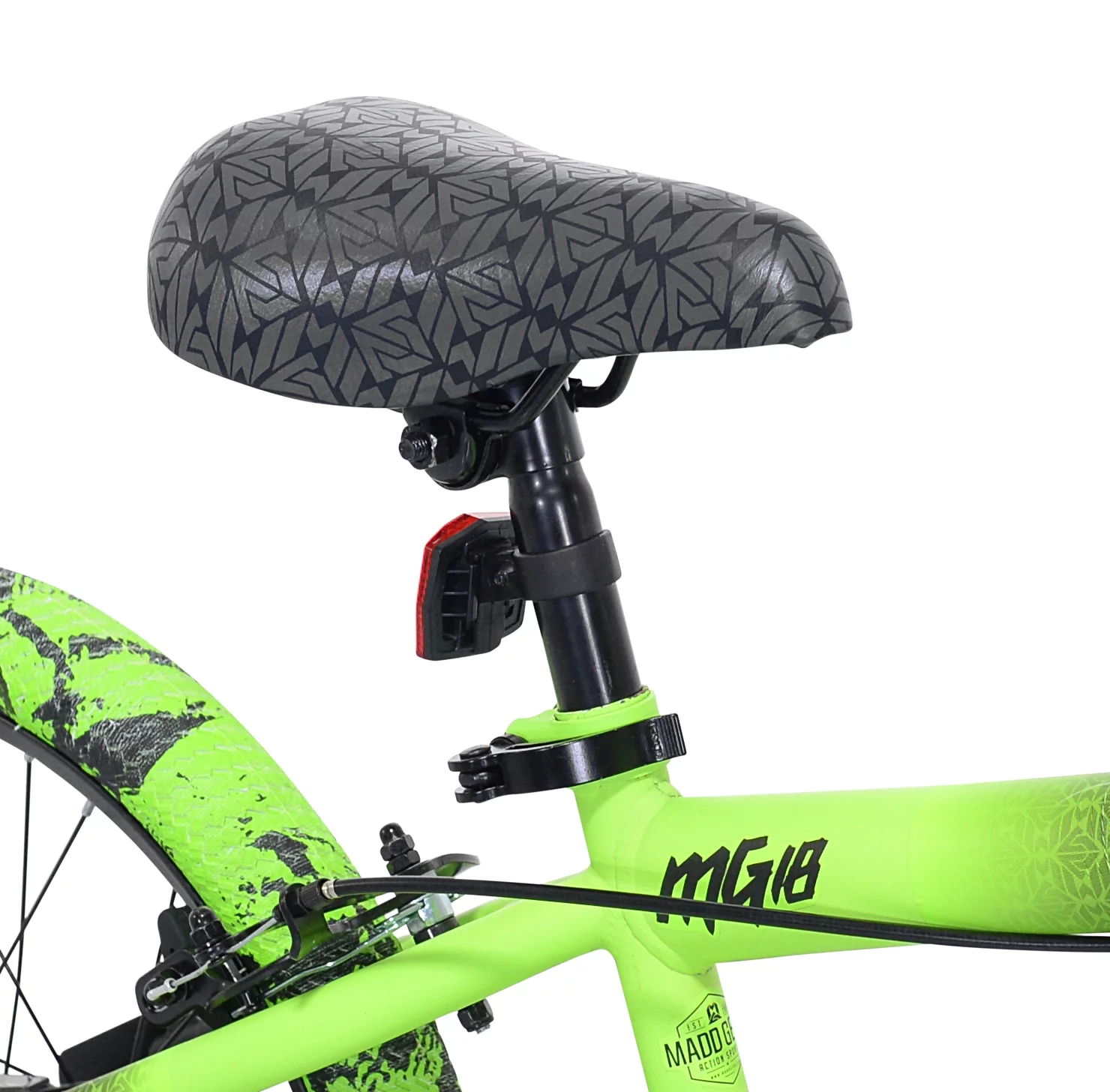 Kent Bicycles 18" Madd Gear MG18 BMX Boy's Child Bike, Black and Green