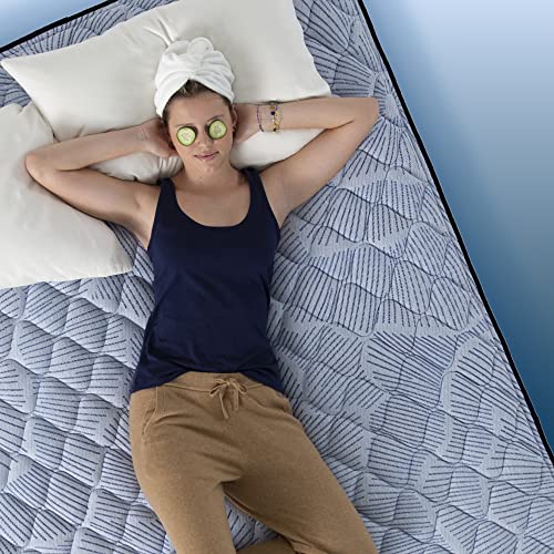 Serta Perfect Sleeper Ultimate 15" King Mattress - Plush Pillow Top, Cooling Gel Memory Foam, Pocket Innersprings for Motion Isolation, Edge Support, CertiPUR-US Certified - Oasis Sleep