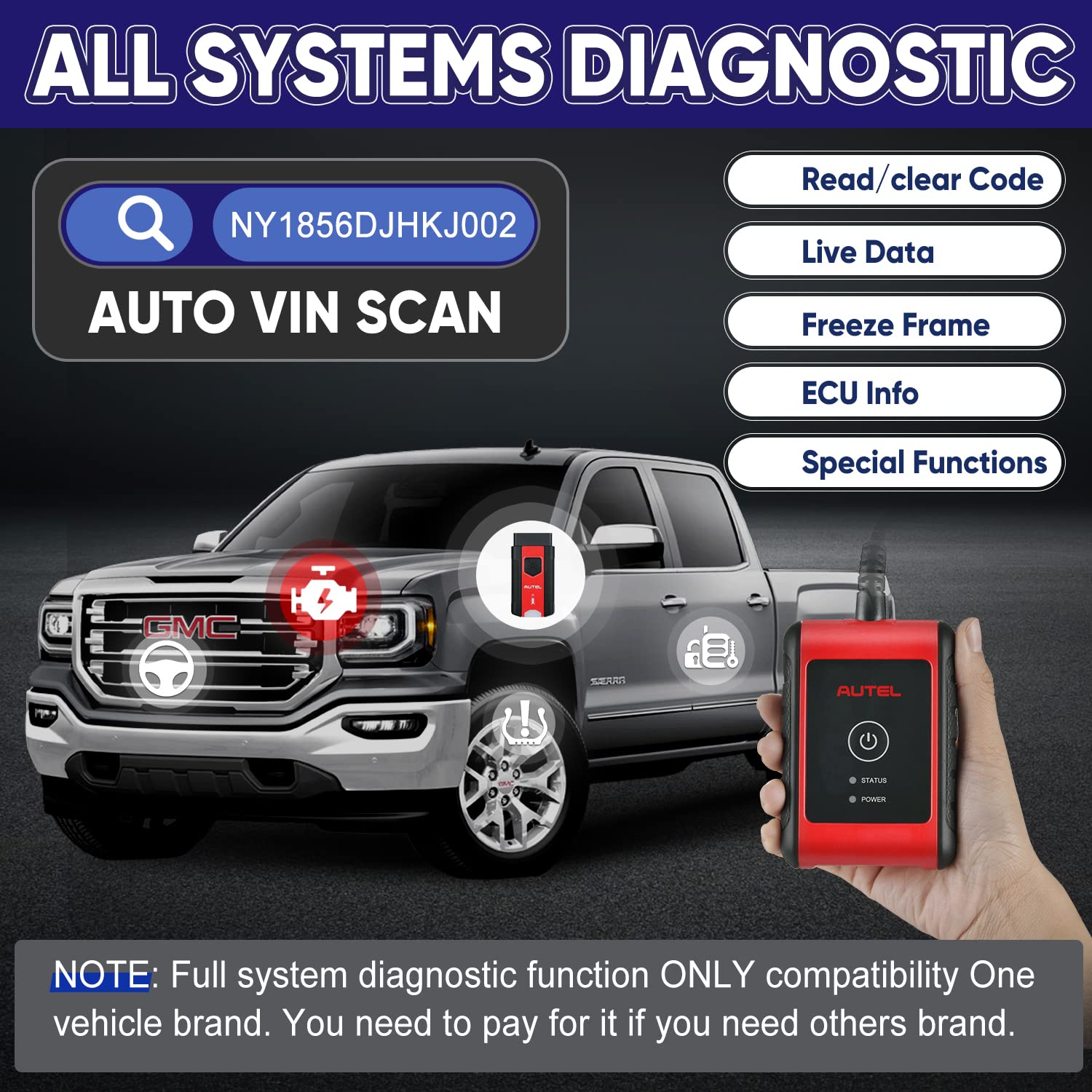 Autel Battery Tester MaxiBAS BT508, 6V 12V 100 - 2000 CCA Load Tester, Auto Battery Analyzer Charging Cranking System, Adaptive Conductance (Worth $1000), All System Diagnostic Tool, Upgraded of BT506