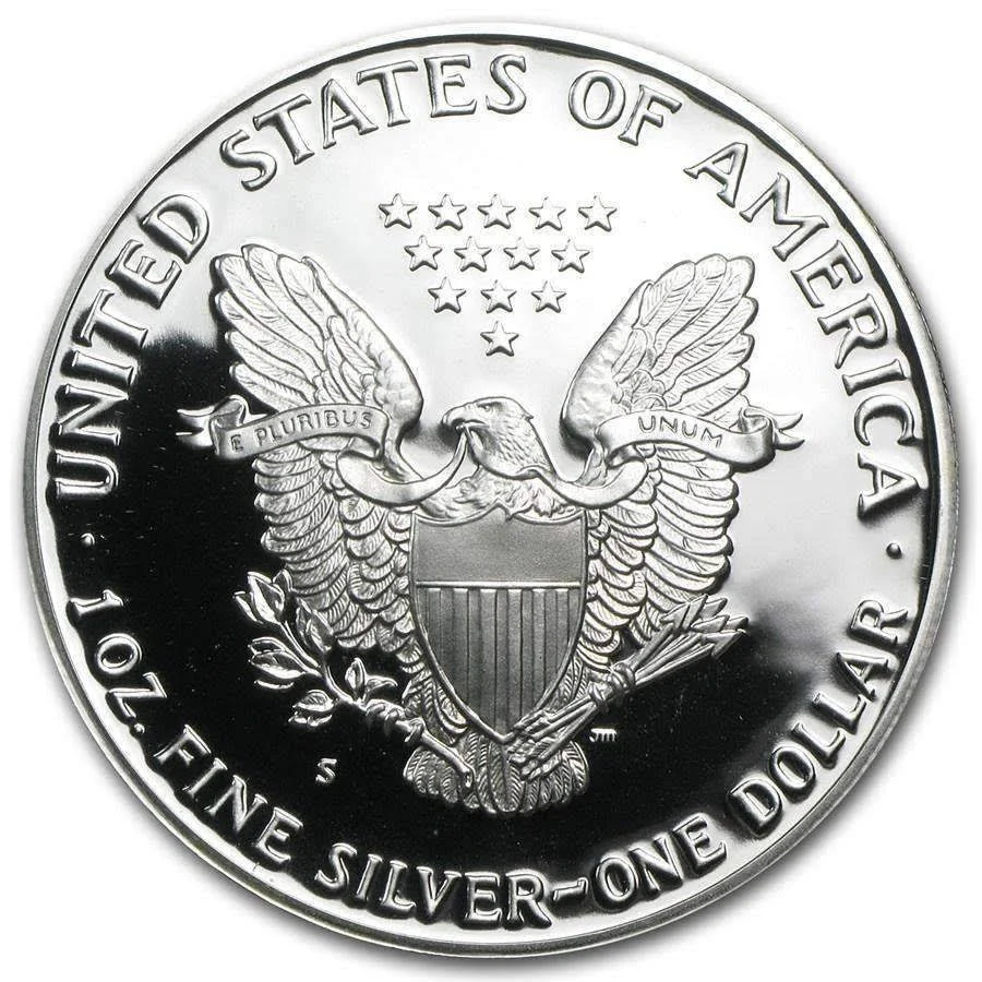 1991-S 1 oz Proof Silver American Eagle (w/ Box u0026 COA) by American Heritage Bullion
