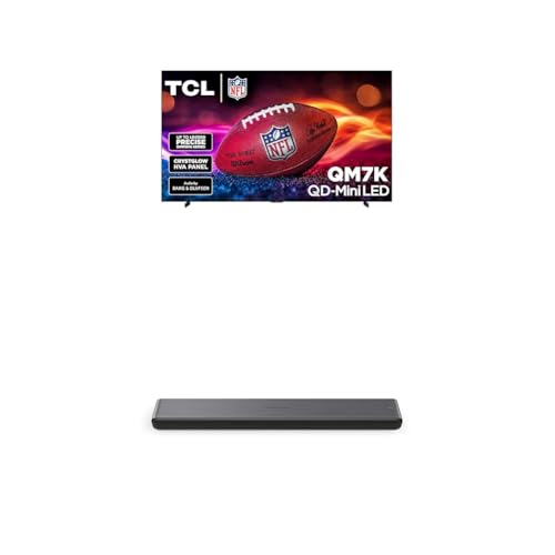 TCL 55-Inch Class QM7K Series QD-Mini LED 4K UHD Google Smart TV Best Premium Mini-LED TV - QLED, 144hz, 240hz Gaming Rate, Anti-Reflective Screen, Bang & Olufsen Audio, Atmos (55QM7K, 2025 Model)