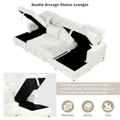 Oversized U-Shaped Sectional Sofa Couch Plush Corduroy Upholstered Modular Deep Seat Sofa&Couch Sectional W/Right Facing Chaise Lounge and 7 Toss Pillows for Home Apartment Living Room Furniture Sets