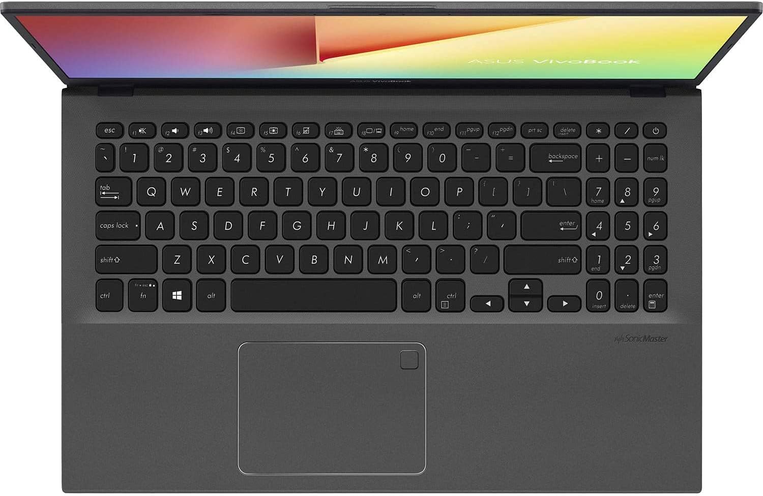 ASUS VivoBook 15 15.6" FHD High Performance Laptop, AMD Ryzen 3 3250U up to 3.5GHz, 8GB DDR4, 256GB SSD, Backlit Keyboard, Fingerprint Reader, Webcam, WiFi, Bluetooth, HDMI, Windows 10, TWE Bundle