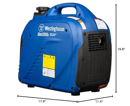 Westinghouse 2550 Peak Watt Super Quiet & Lightweight Portable Inverter Generator, RV Ready 30A Outlet, Gas and Propane Powered, CO Sensor, Parallel Capable, Long Run Time