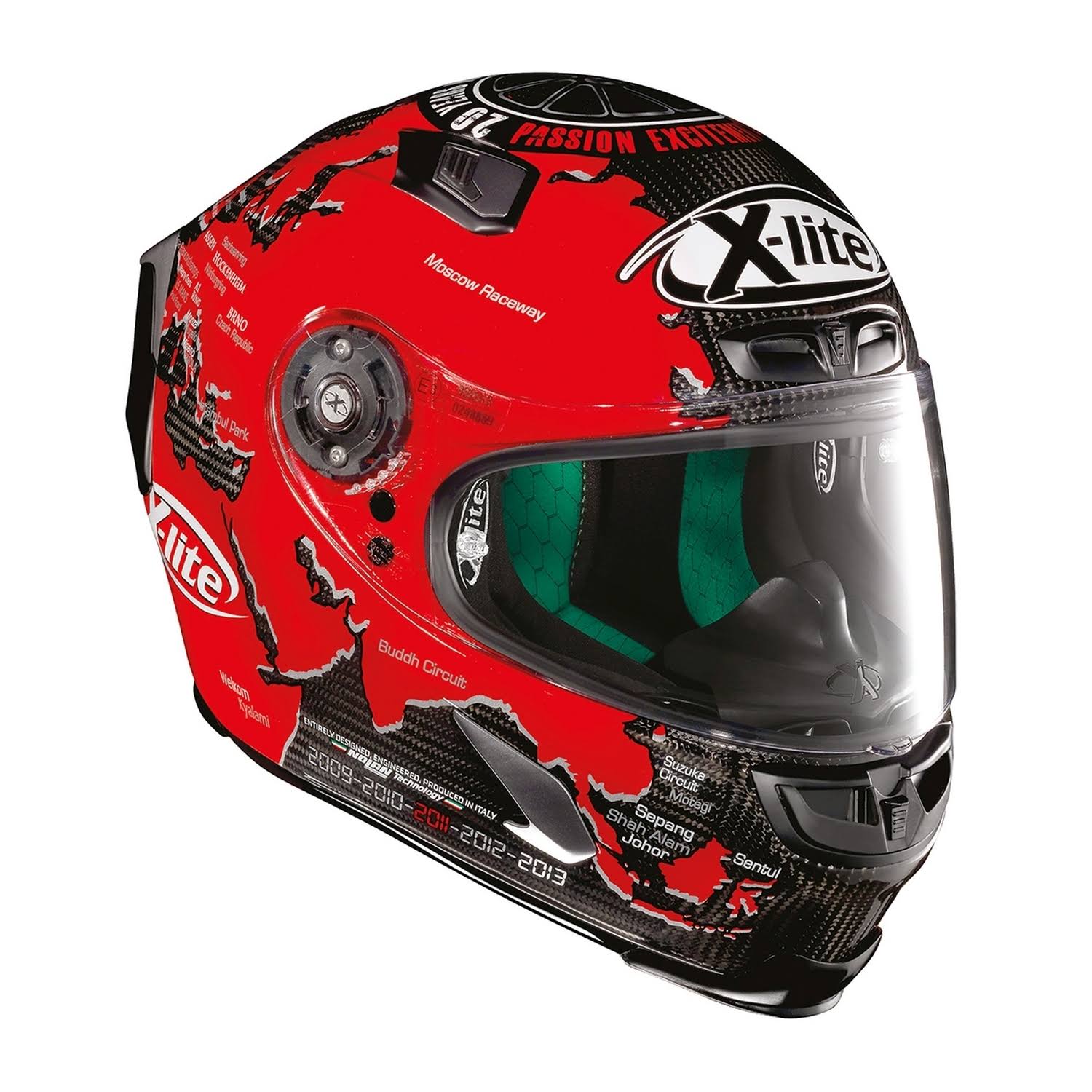 X-Lite Helmet X-803 Ultra Carbon Checa Carbon Size L