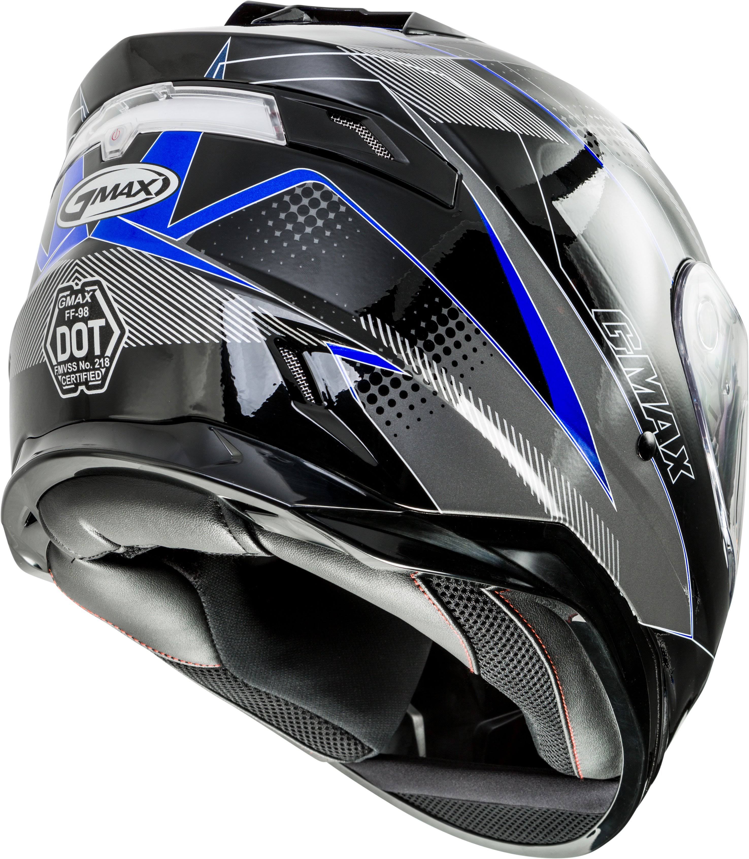 GMAX FF-98 Apex Black/Red Full Face Helmet M