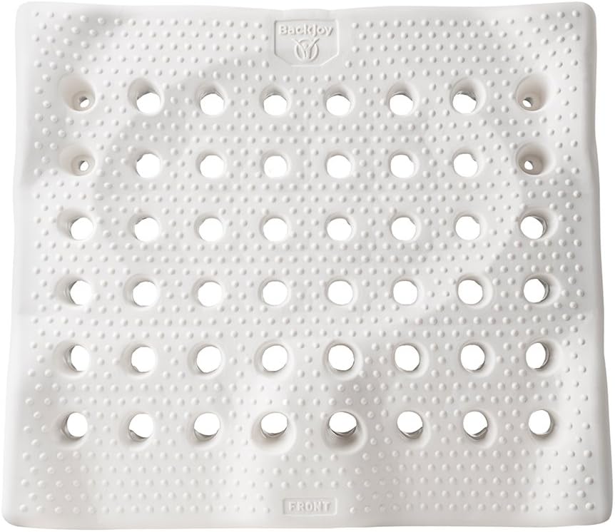 Backjoy Seat Cushion | Ergo-Tech 3&rdquo; | Improves Posture | Ergonomic Pressure Relief Seat Cushion for Home, Office, Car | Removable Cover | 20"x18"