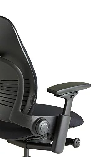 Steelcase Leap Fabric Chair, Black, -