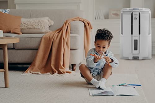 De'Longhi Dehumidifier with Pump, White