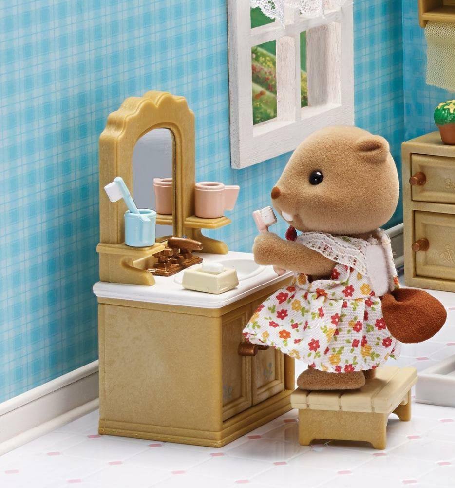 Calico Critters Deluxe Bathroom Set