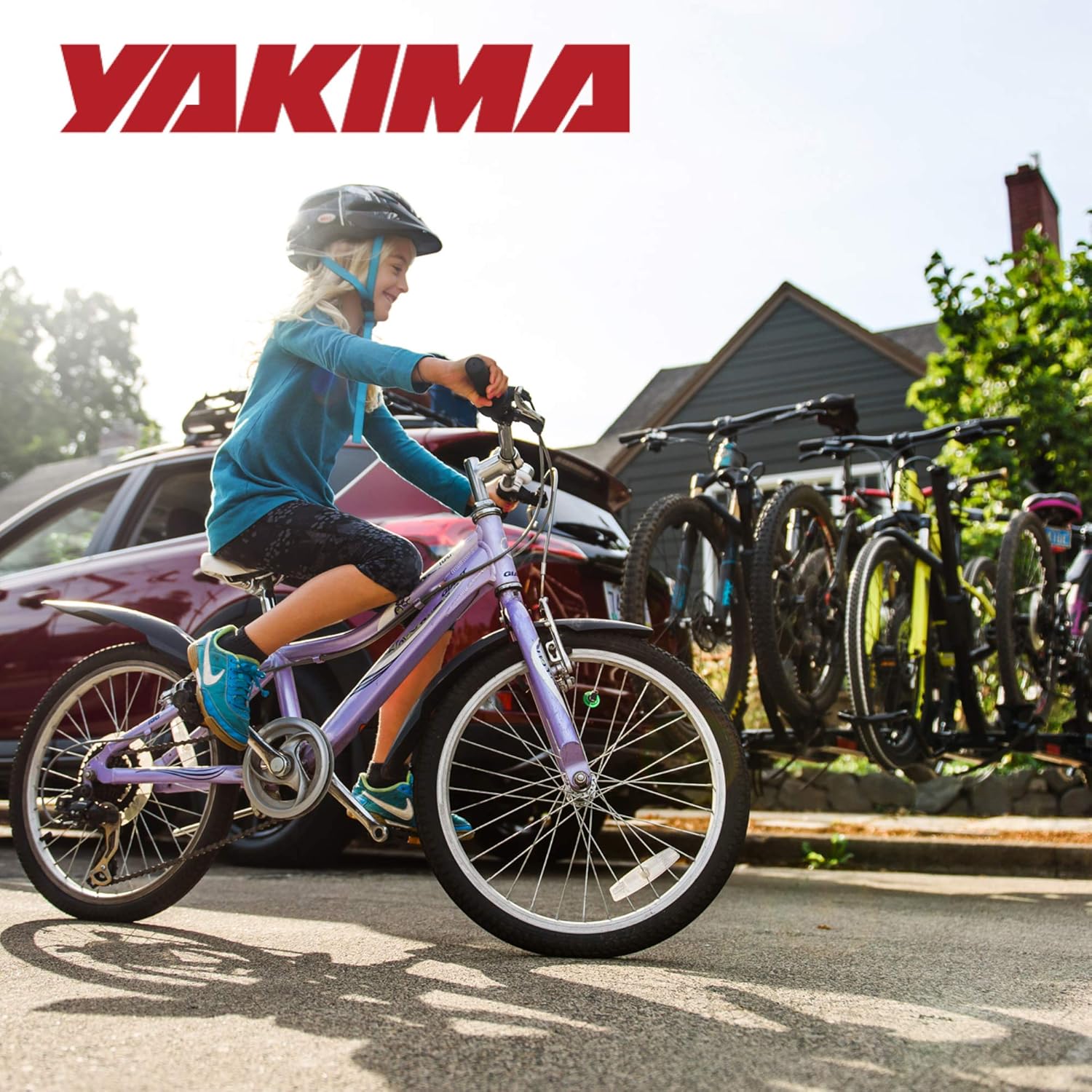 YAKIMA - HoldUp EVO 2 Hitch Mounted Tray Bike Rack, 2 Bike Capacity