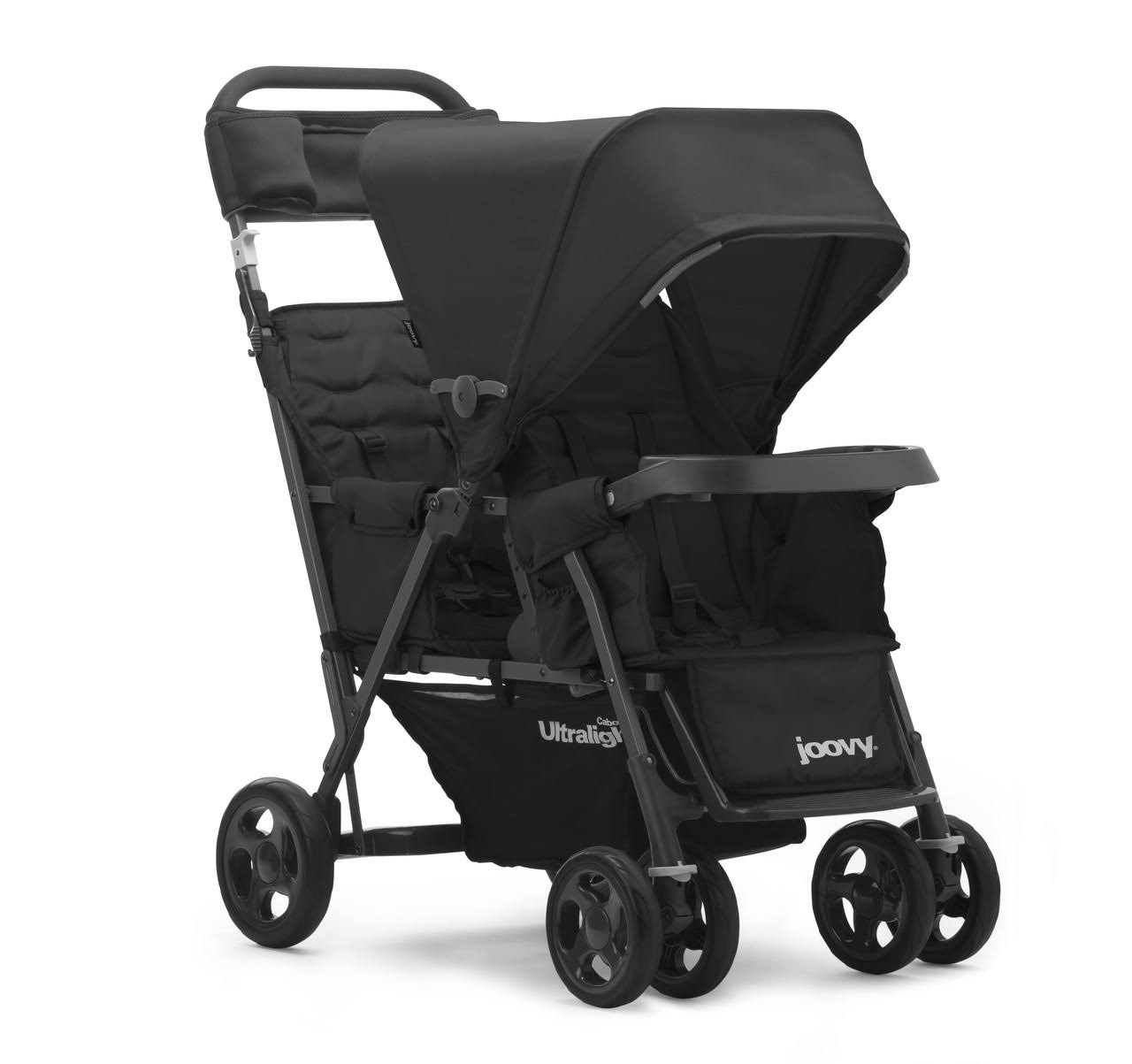 Joovy Caboose Too Ultralight Graphite Stand on Tandem Stroller Black