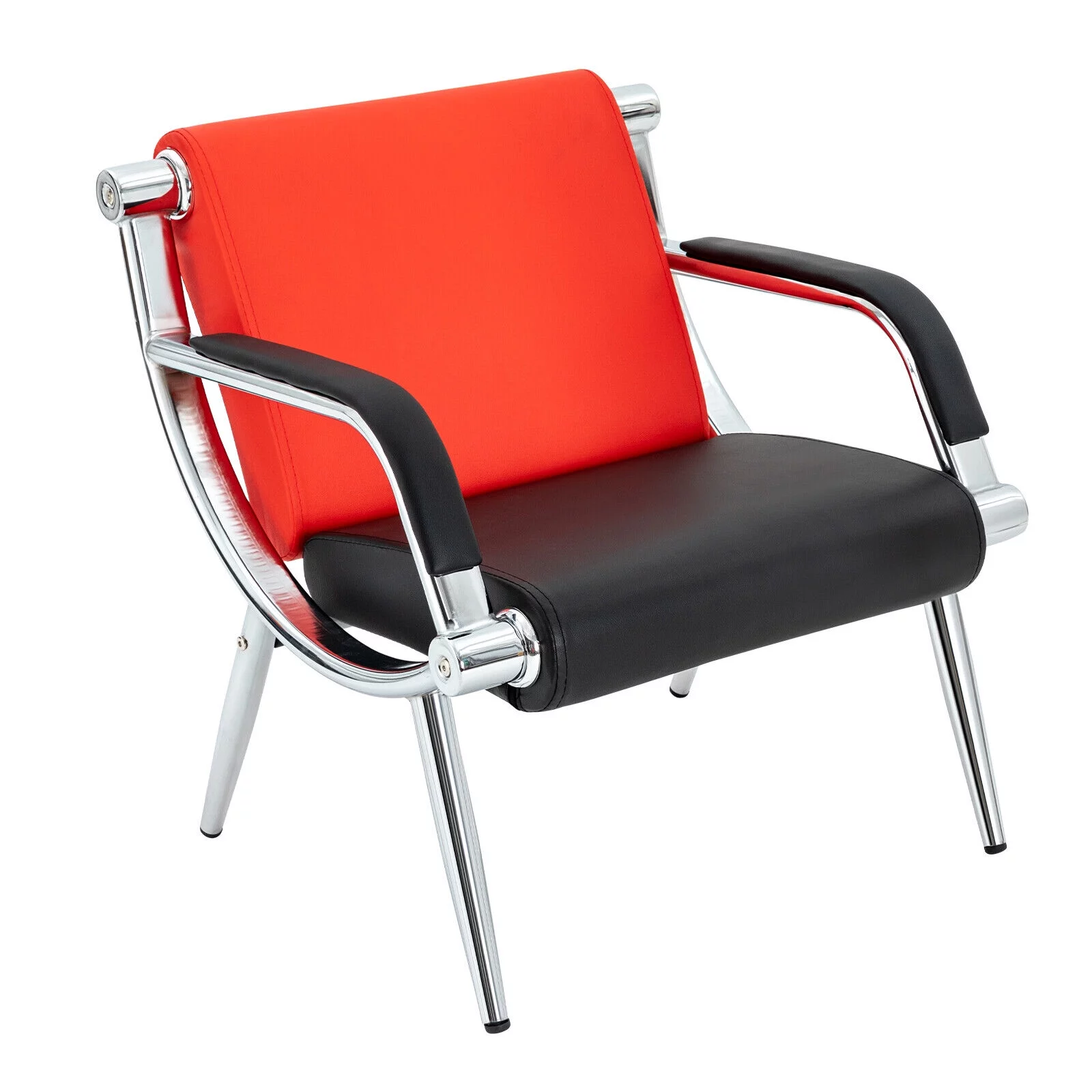 Miumaeov PU Office Reception Chair Office Reception Chairs Side Waiting Room Visitor Guest Sofa Waiting Room Chair Reception Seat Bench Waiting Chair Seat/Sofa with Armrest