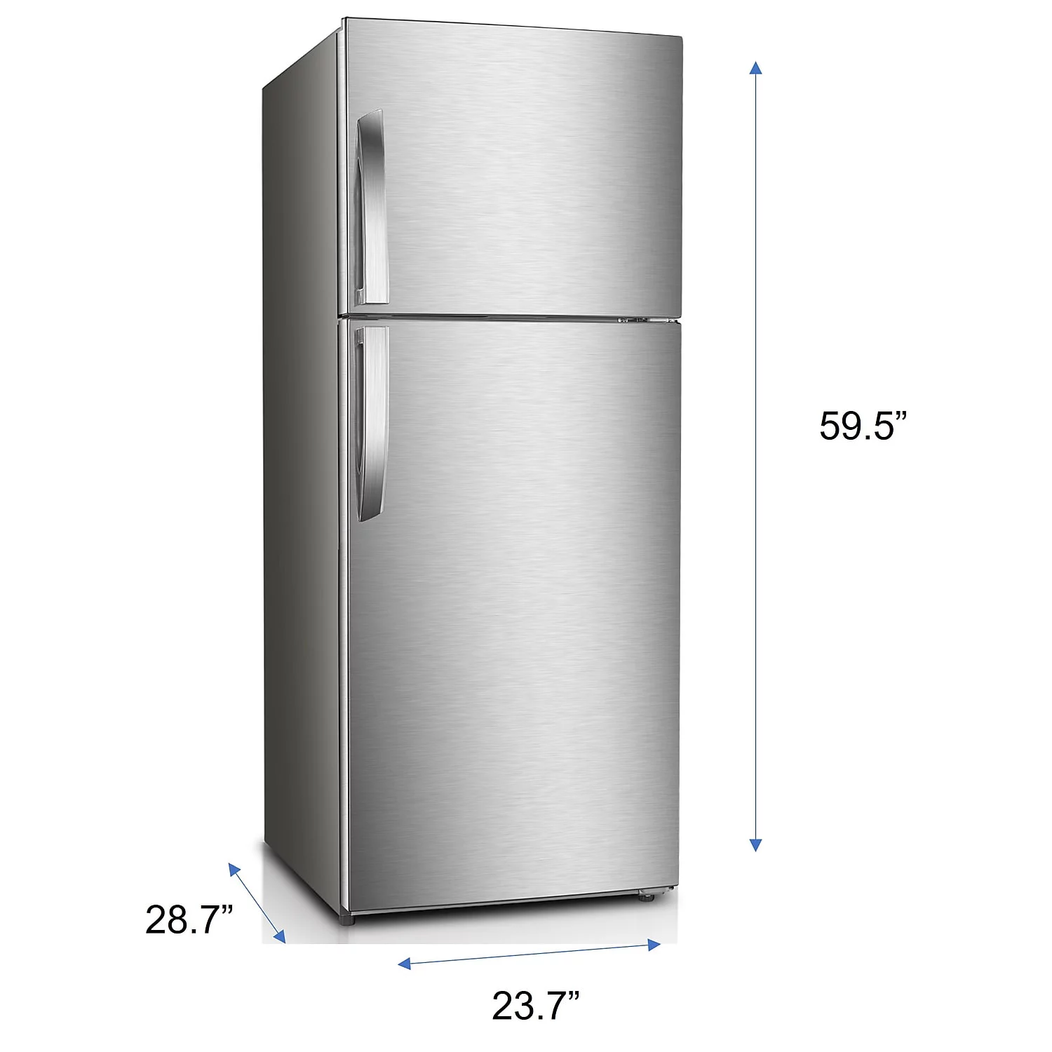 Premium 11.6 cu ft Frost Free Refrigerator in Inox