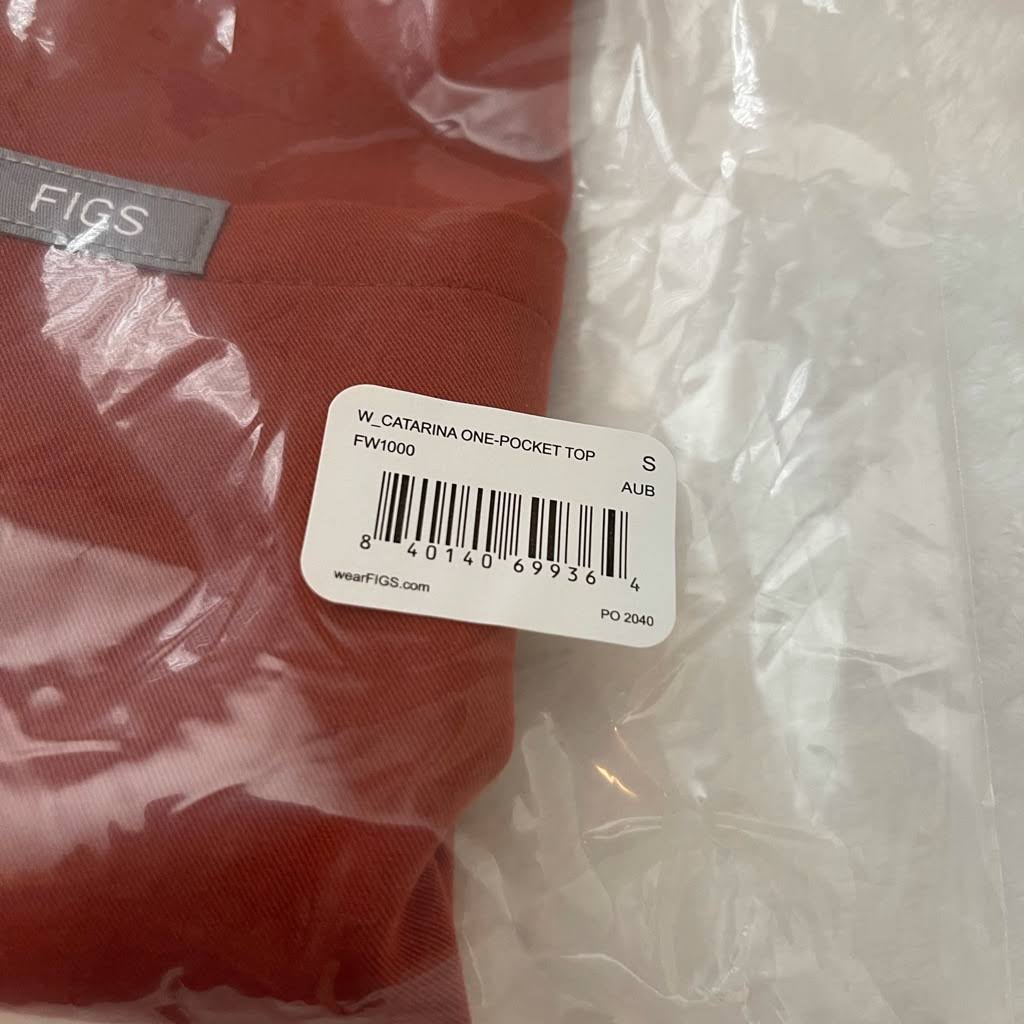 Figs Other | Figs Small Catarina Scrub Top in Auburn | Color: Orange | Size: S | Carolinelabui&s Closet